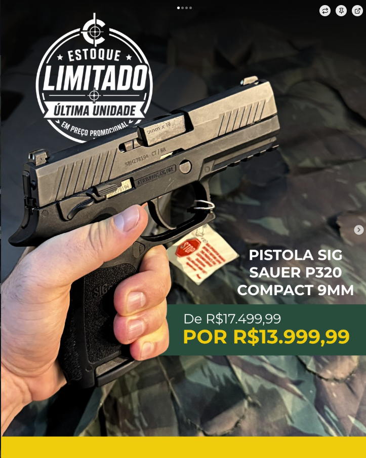 Pistola Sig Sauer P320 Compact 9mm